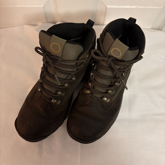 Timberland GORE-TEX Boots Women’s Brown Leather Outdoor Hiking Performance, sz 9 - Picture 1 of 16